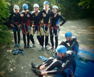  preparazione al canyoning nella Maurienne 